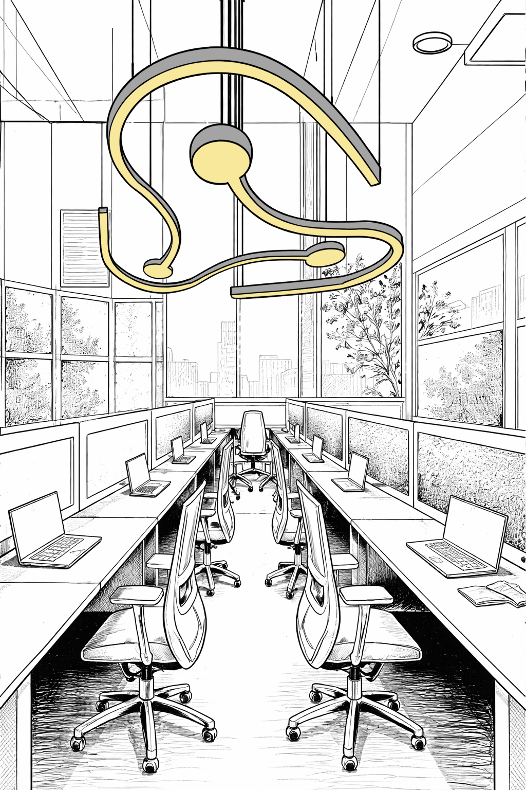 Modern Office Lighting